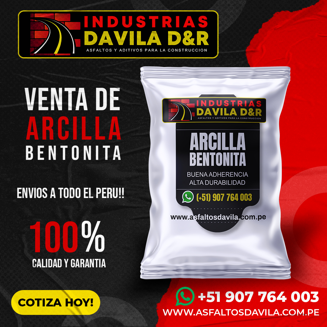 venta de arcilla bentonita
