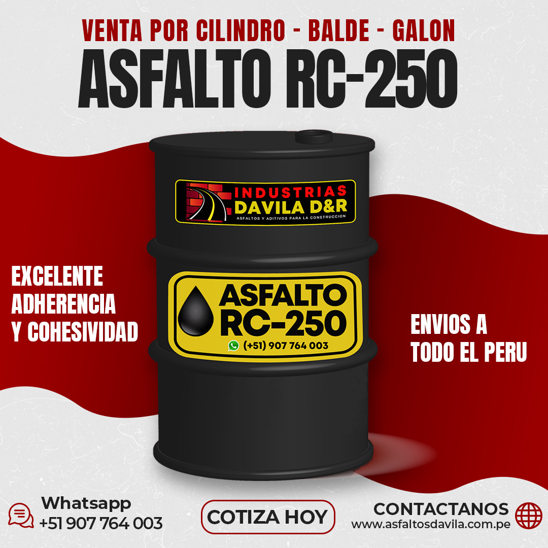 venta de asfalto rc 250