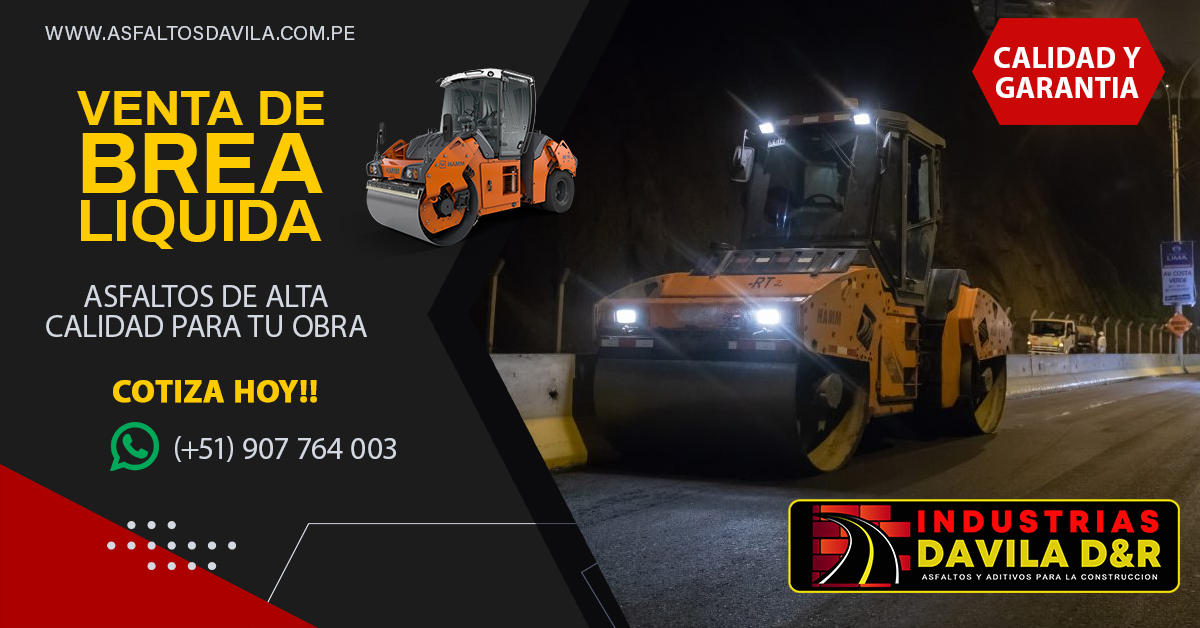 venta de brea asfaltica