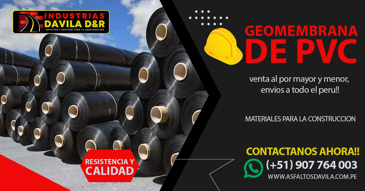 venta de geomembrana de pvc
