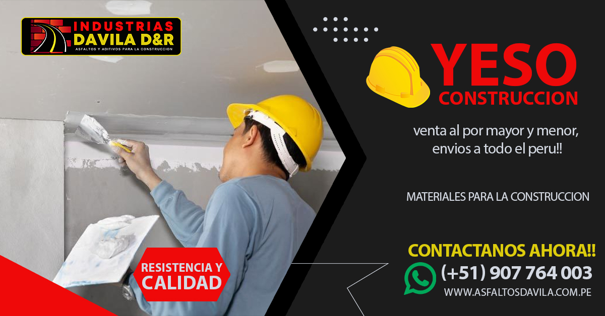 venta de yeso construccion en lima peru