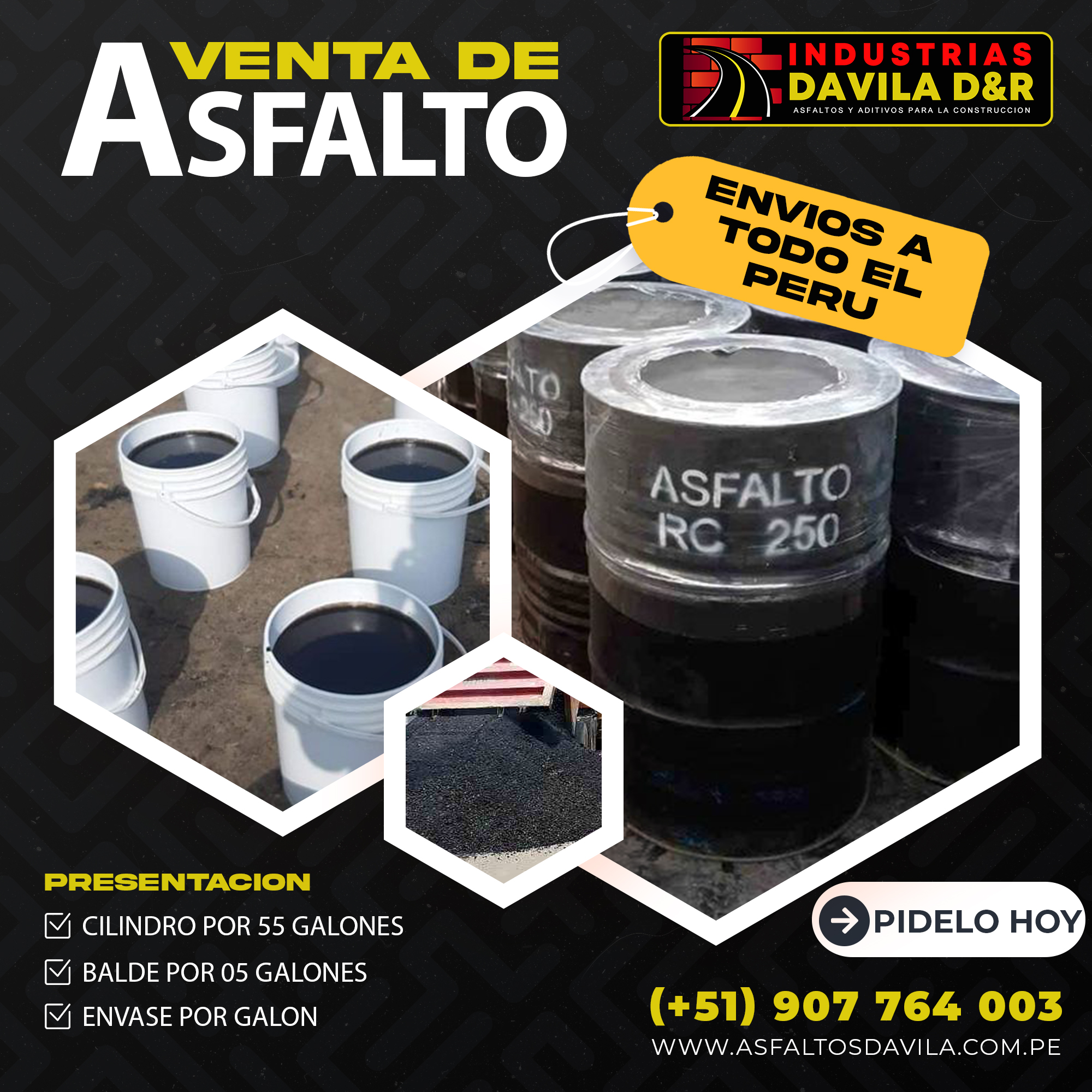 venta de asfalto mc 30